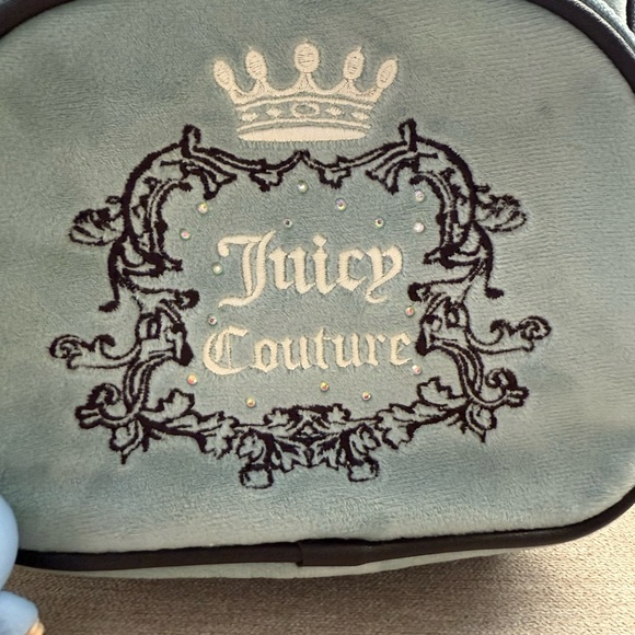 Juicy Couture Dusty Blush Velour Heritage Backpack Mini
